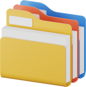 Office Files Folder Data Storage Bank Data Office Files Fold